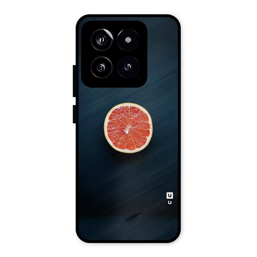 Orange Design Metal Back Case for Xiaomi 14