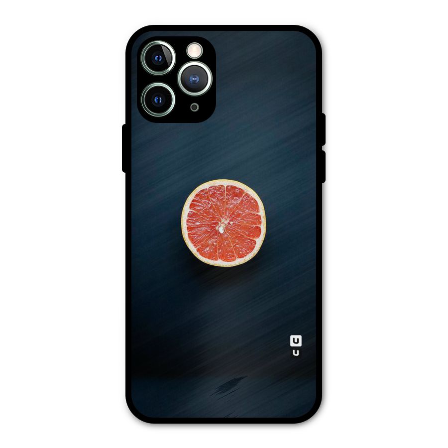 Orange Design Metal Back Case for iPhone 11 Pro Max
