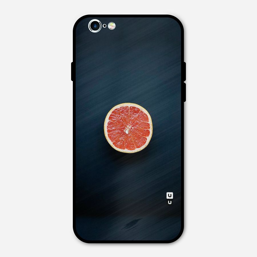 Orange Design Metal Back Case for iPhone 6 6s