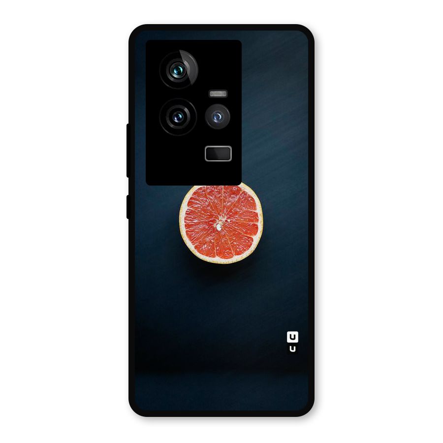 Orange Design Metal Back Case for iQOO 11 5G