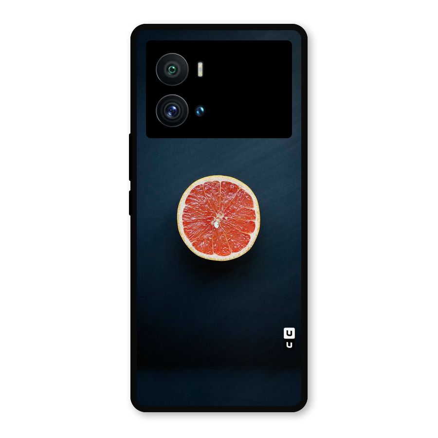 Orange Design Metal Back Case for iQOO 9 Pro