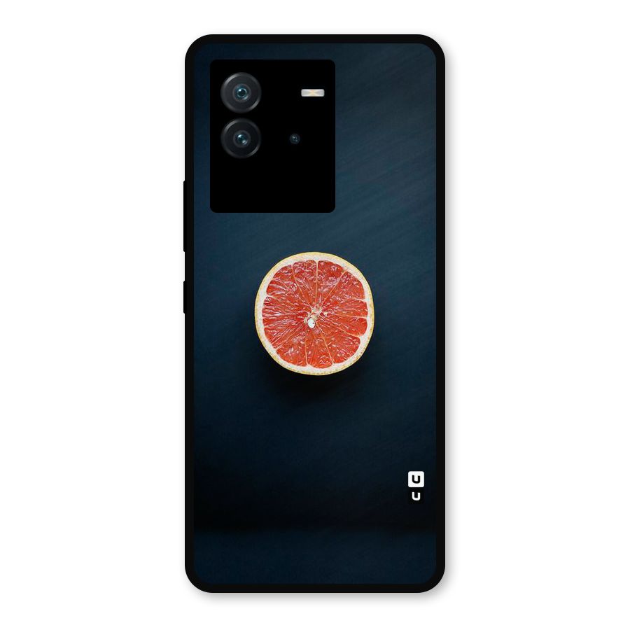 Orange Design Metal Back Case for iQOO Neo 6 5G