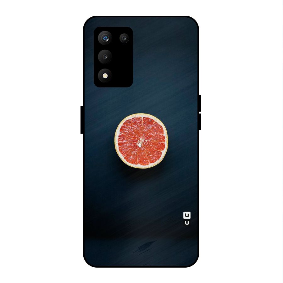 Orange Design Metal Back Case for realme 9 5G SE
