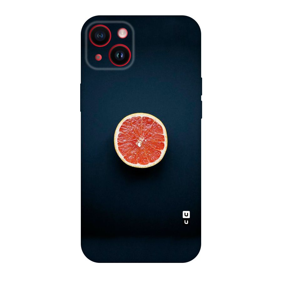 Orange Design Original Polycarbonate Back Case for iPhone 14 Plus