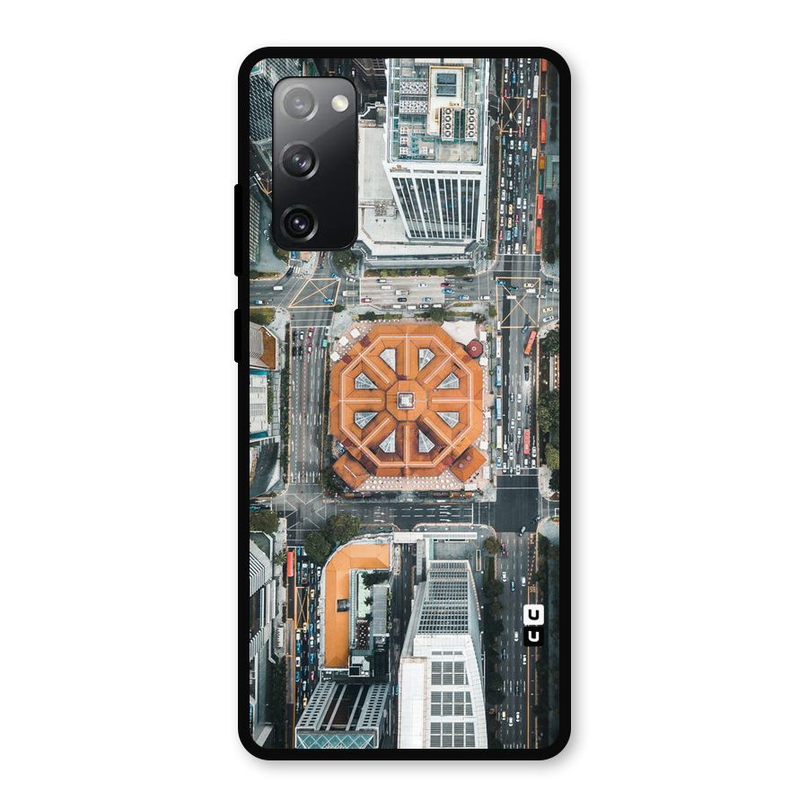 Orange Dome Metal Back Case for Galaxy S20 FE