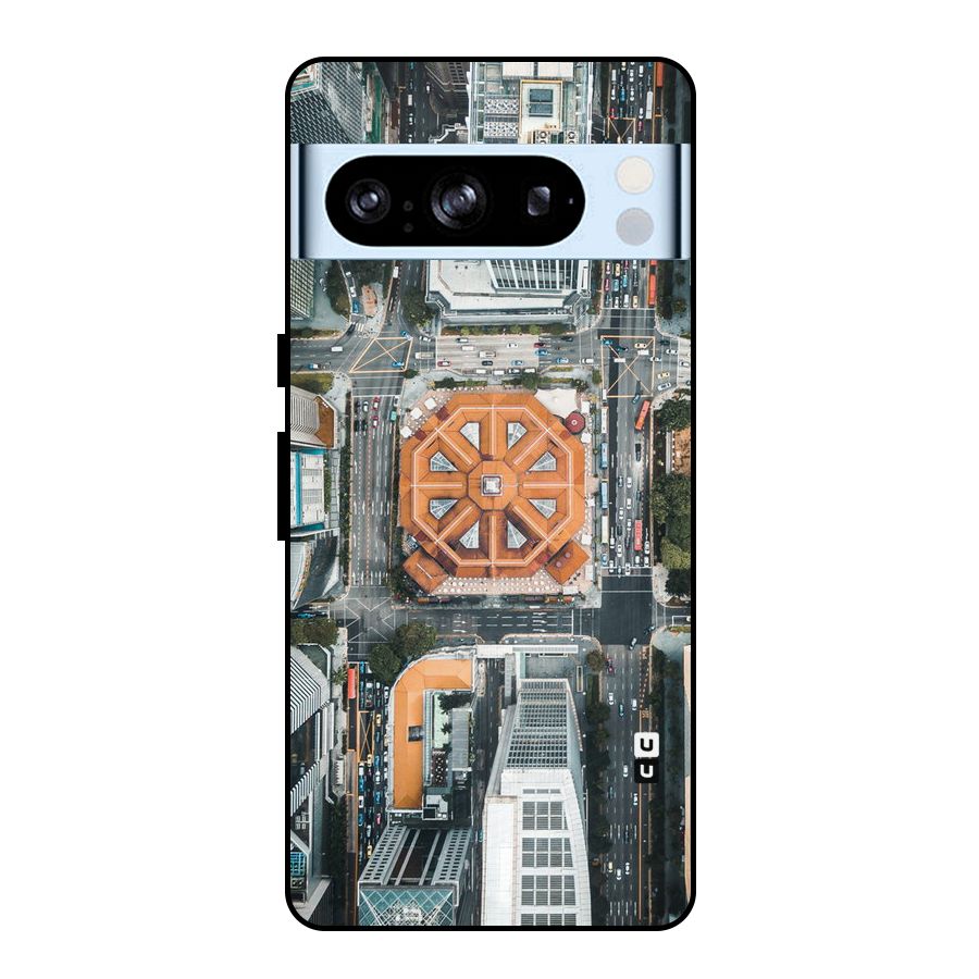 Orange Dome Metal Back Case for Google Pixel 8 Pro