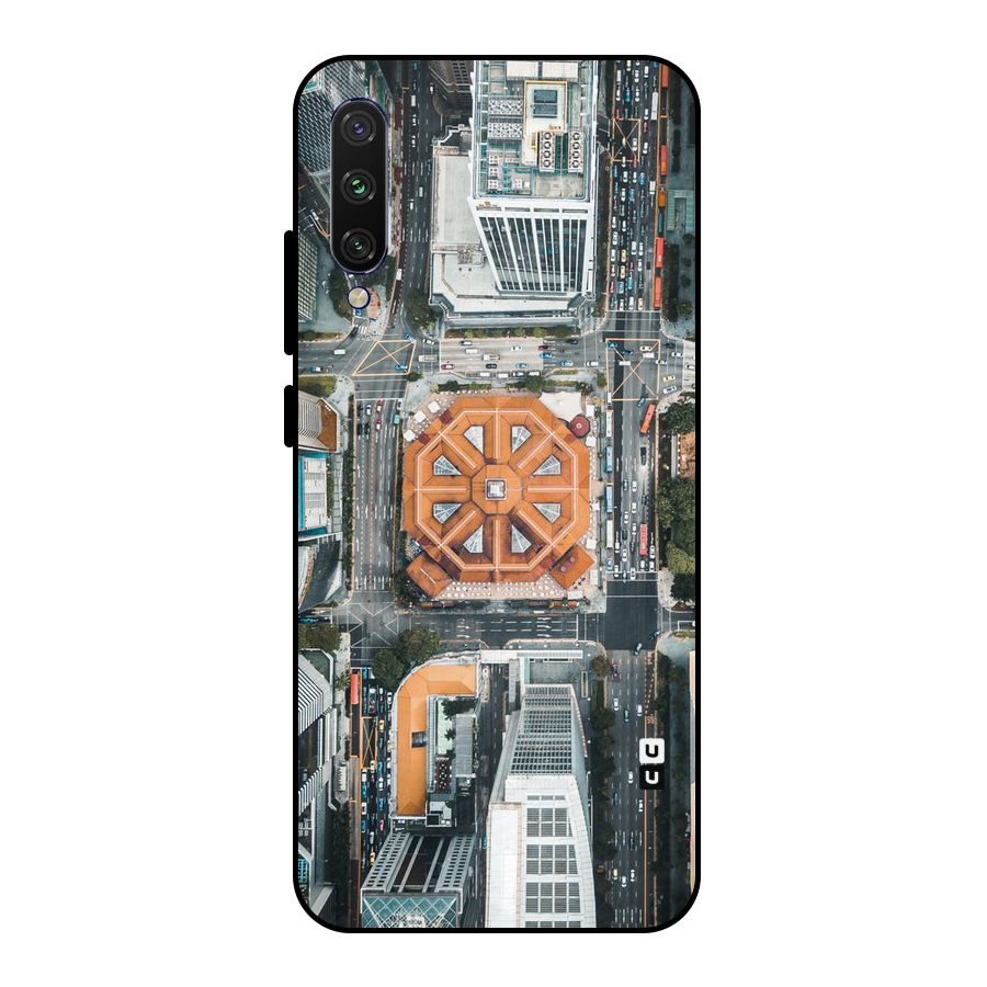 Orange Dome Metal Back Case for Mi A3