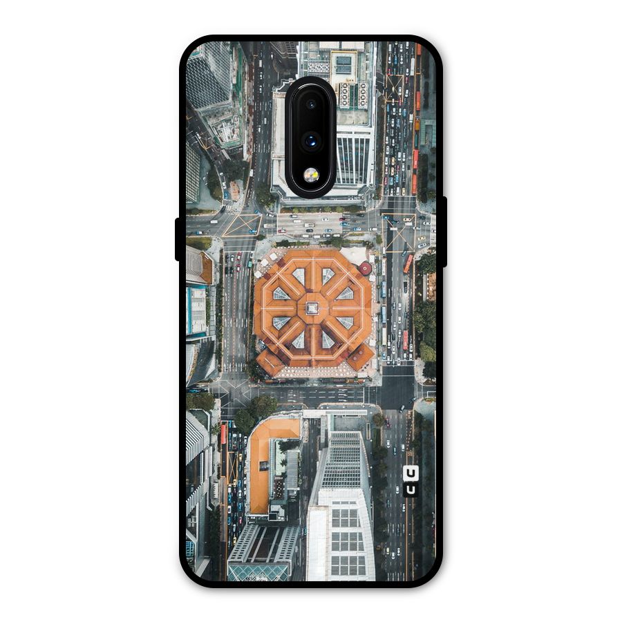 Orange Dome Metal Back Case for OnePlus 7