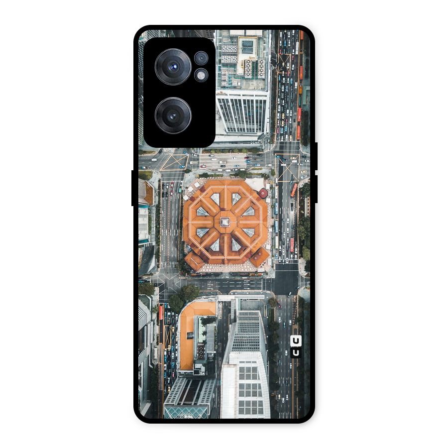 Orange Dome Metal Back Case for OnePlus Nord CE 2 5G