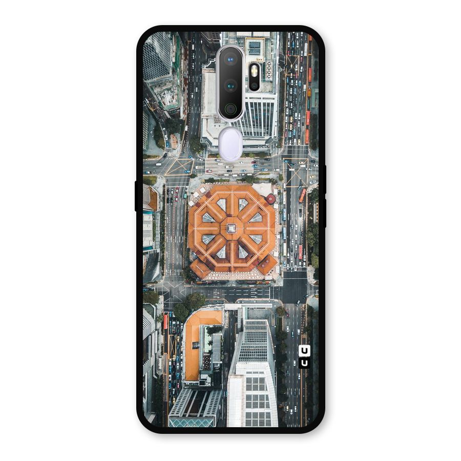 Orange Dome Metal Back Case for Oppo A5 (2020)