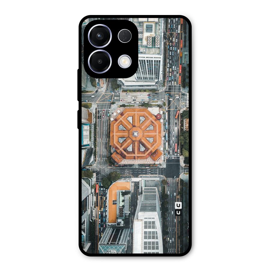 Orange Dome Metal Back Case for Oppo K13