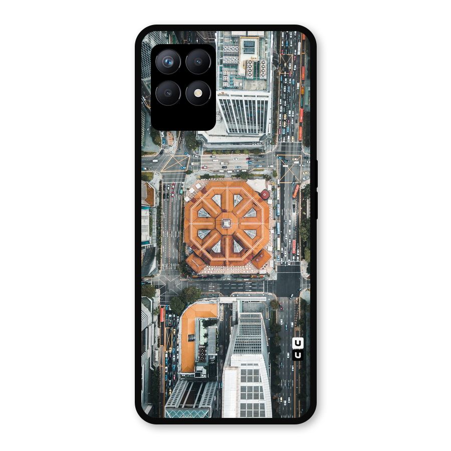 Orange Dome Metal Back Case for Realme Narzo 50