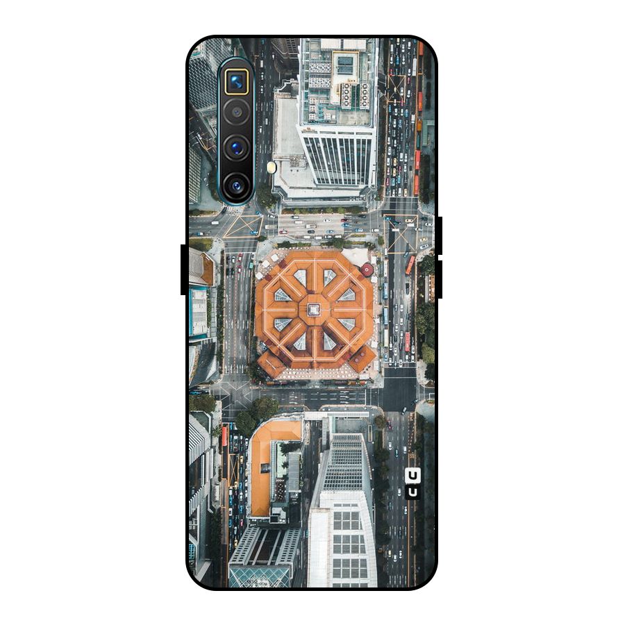 Orange Dome Metal Back Case for Realme X3 SuperZoom