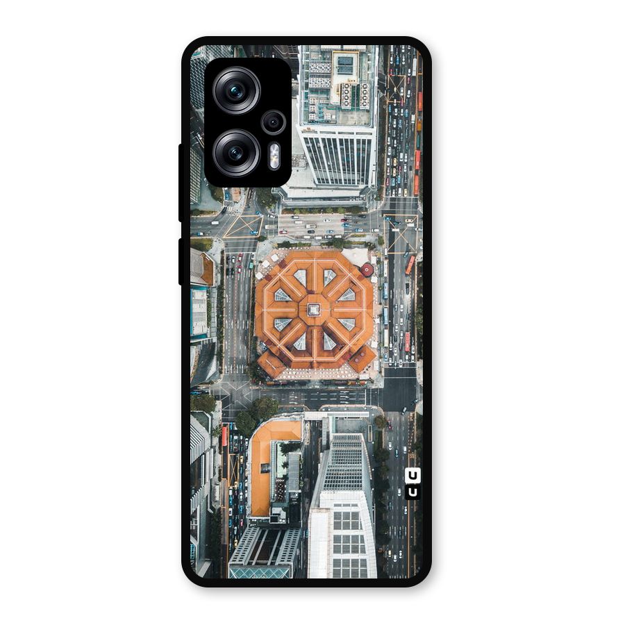 Orange Dome Metal Back Case for Redmi K50i