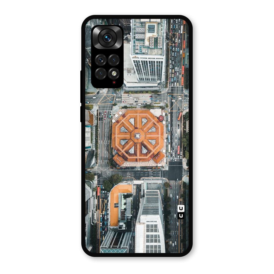 Orange Dome Metal Back Case for Redmi Note 11