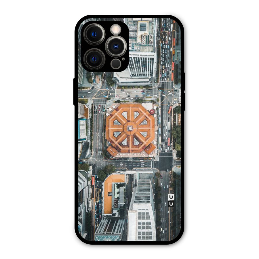Orange Dome Metal Back Case for iPhone 12 Pro Max