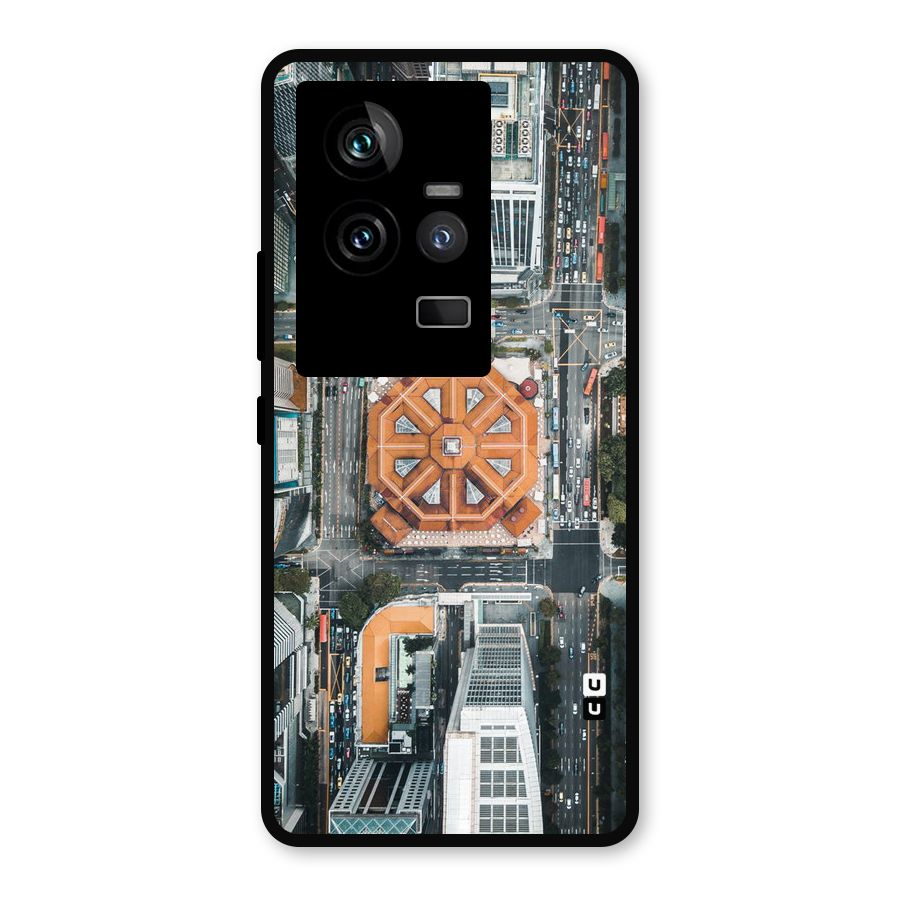 Orange Dome Metal Back Case for iQOO 11 5G