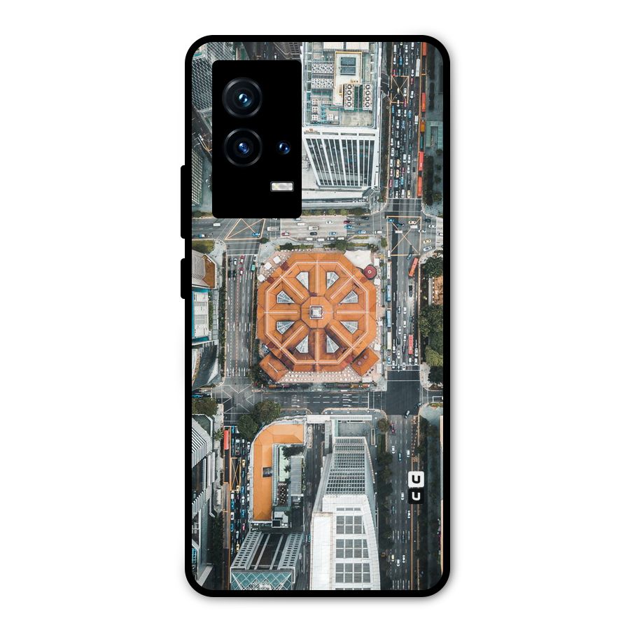 Orange Dome Metal Back Case for iQOO 9 5G