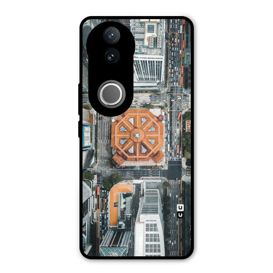 Orange Dome Metal Back Case for iQOO Z10R