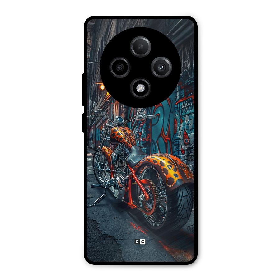 Orange Fatbike Metal Back Case for Oppo F27 Pro Plus
