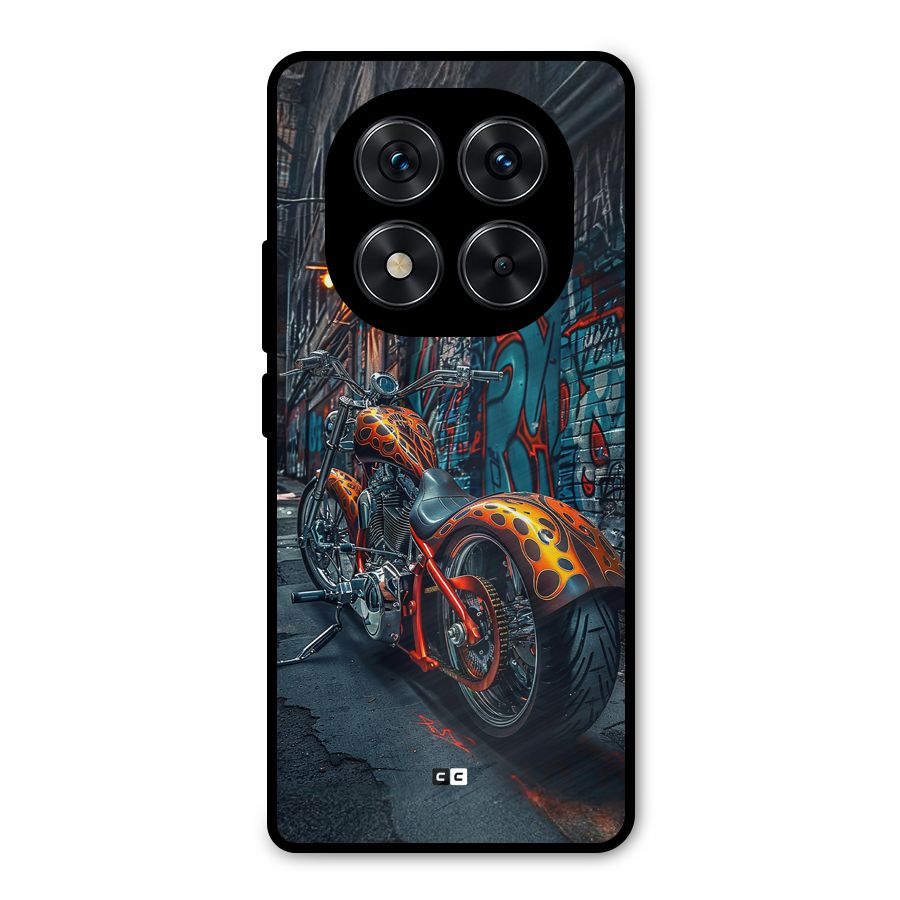 Orange Fatbike Metal Back Case for Poco X7