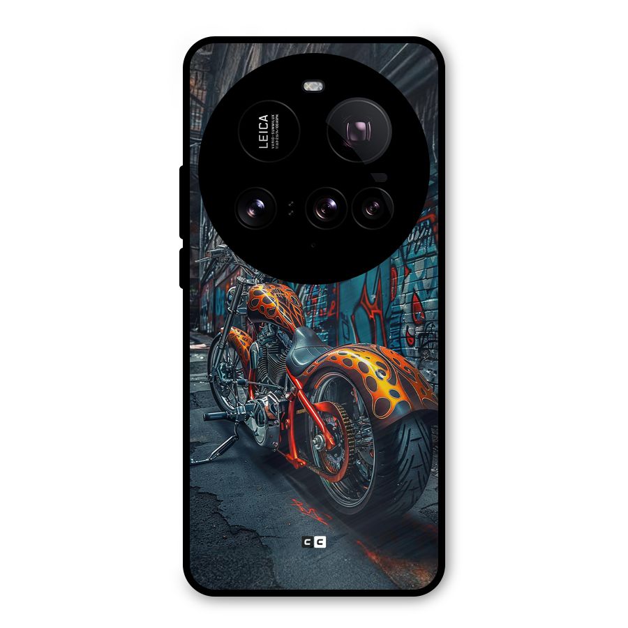 Orange Fatbike Metal Back Case for Xiaomi 15 Ultra