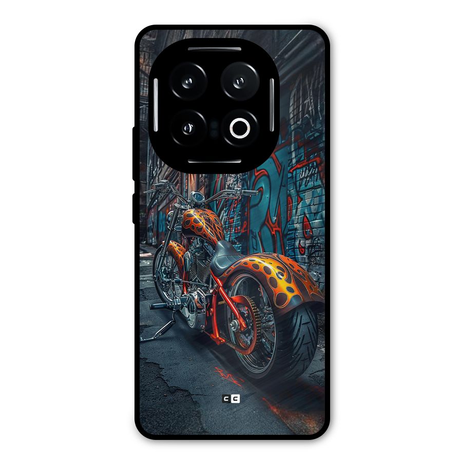 Orange Fatbike Metal Back Case for iQOO 13