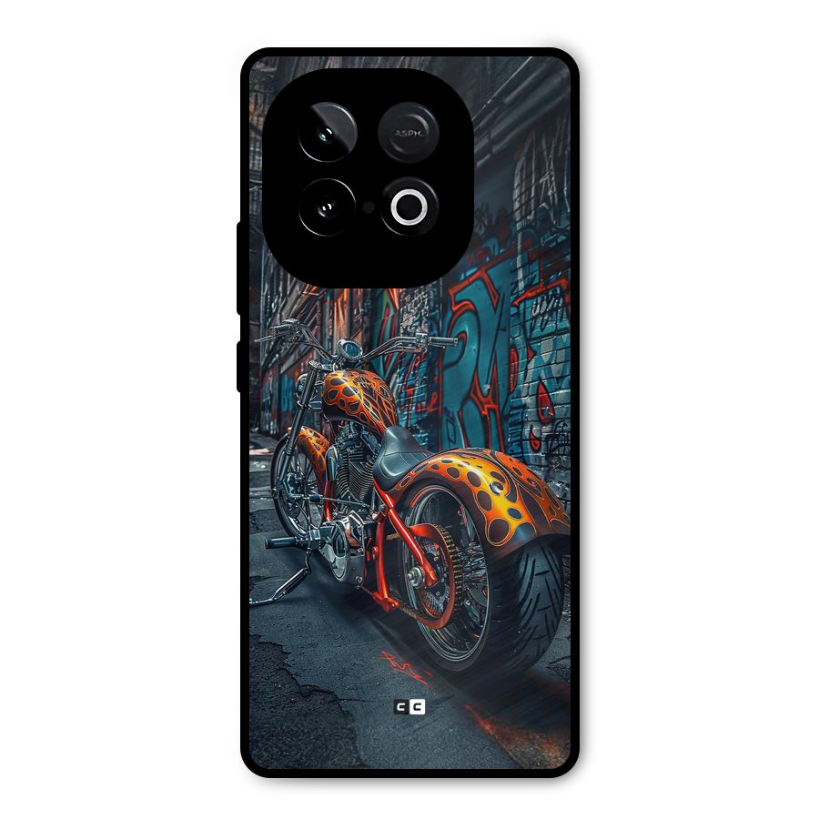 Orange Fatbike Metal Back Case for iQOO Neo 10