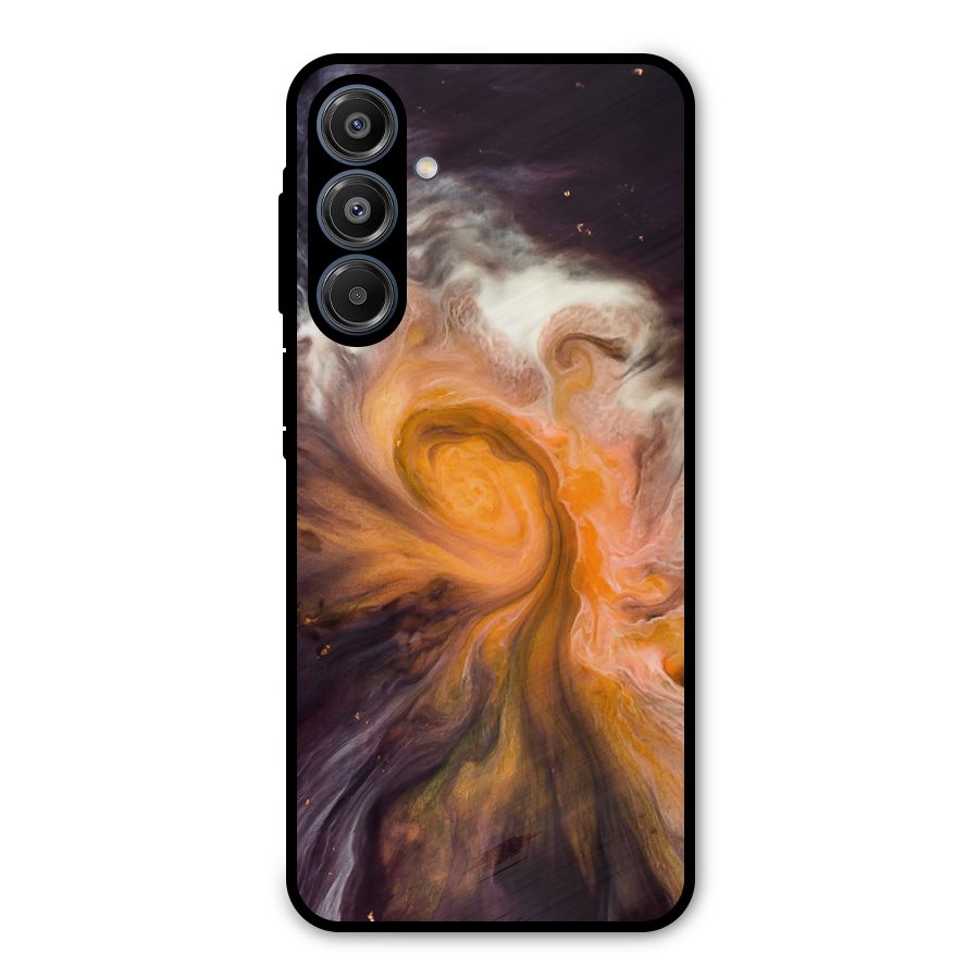 Orange Fusion Metal Back Case for Galaxy A16 5G