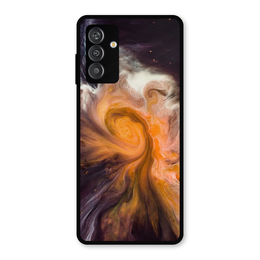 Orange Fusion Metal Back Case for Galaxy F13