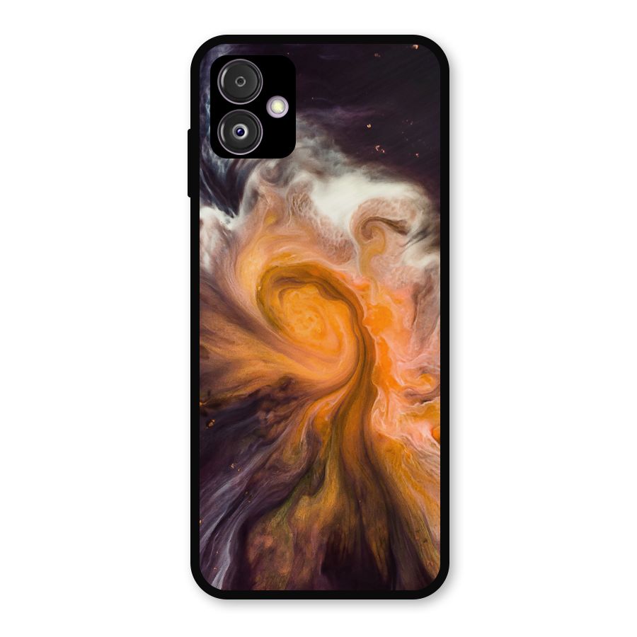 Orange Fusion Metal Back Case for Galaxy F14