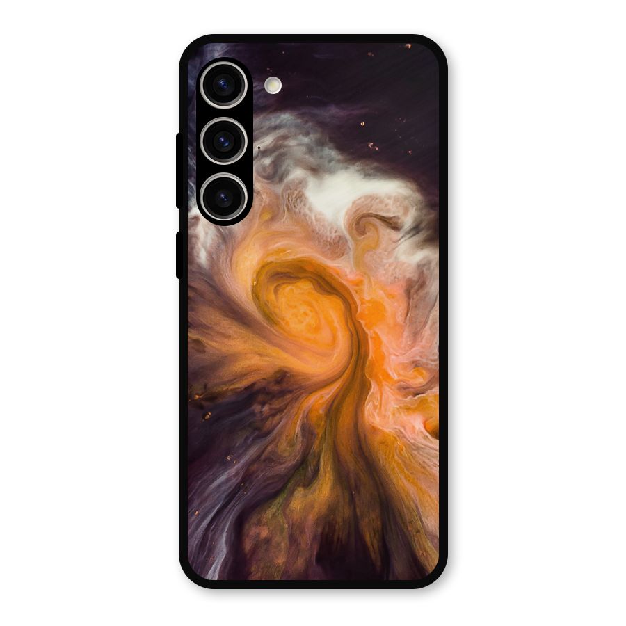 Orange Fusion Metal Back Case for Galaxy S23 Plus