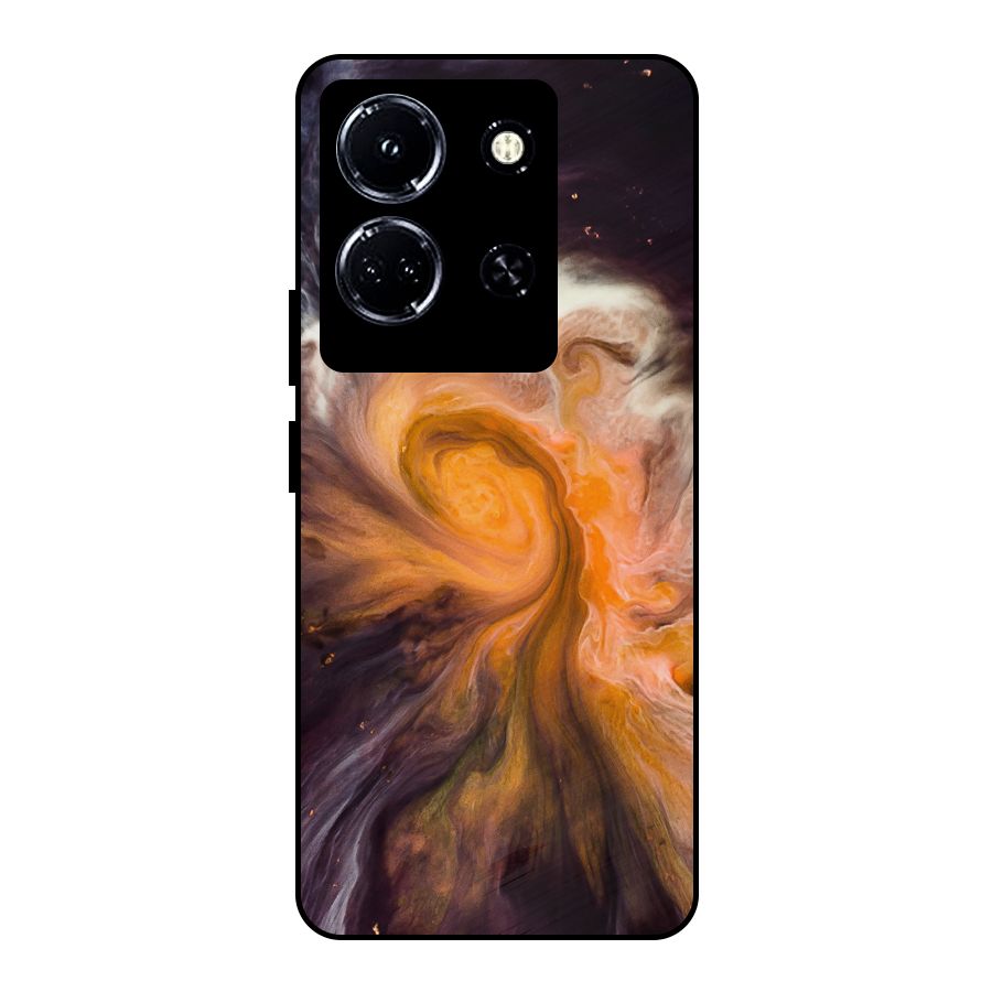Orange Fusion Metal Back Case for Infinix Note 30 5G