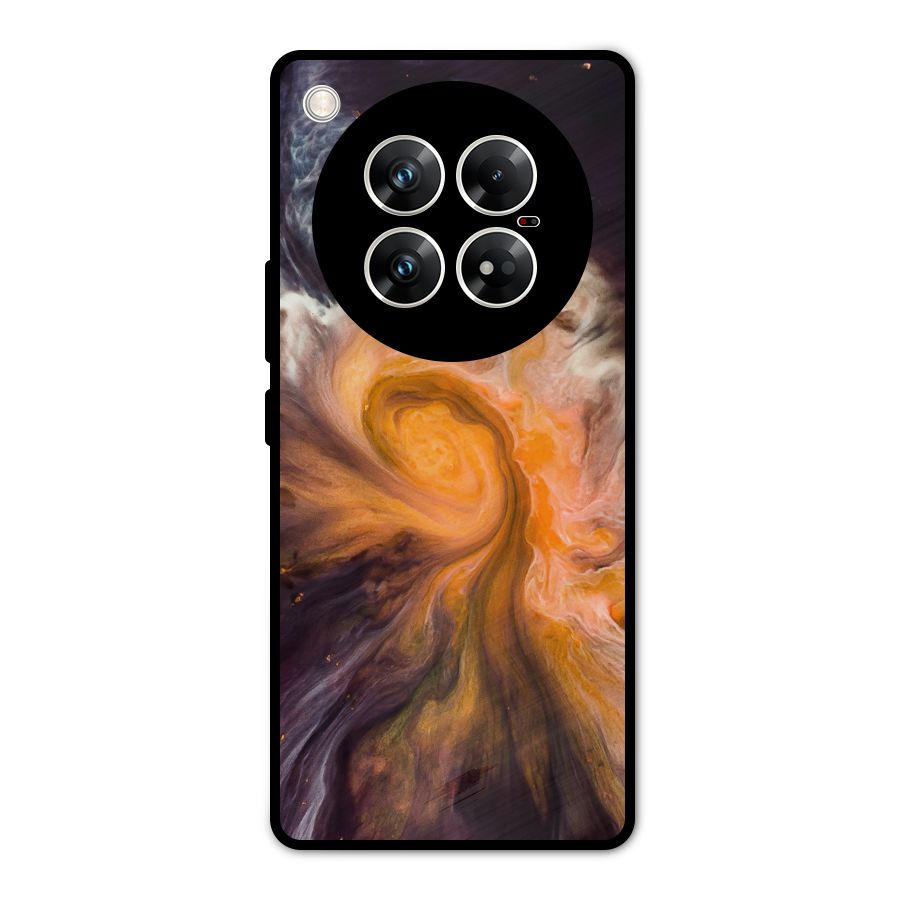 Orange Fusion Metal Back Case for Infinix Zero 40 5G