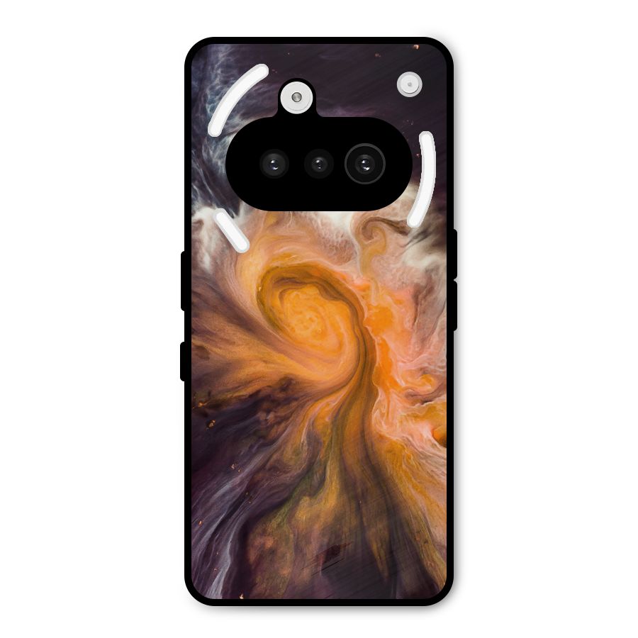 Orange Fusion Metal Back Case for Nothing Phone 3a