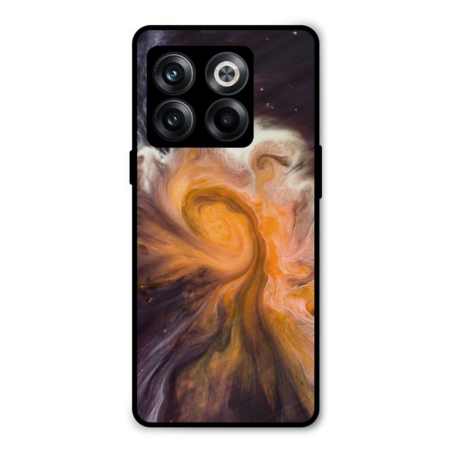 Orange Fusion Metal Back Case for OnePlus 10T