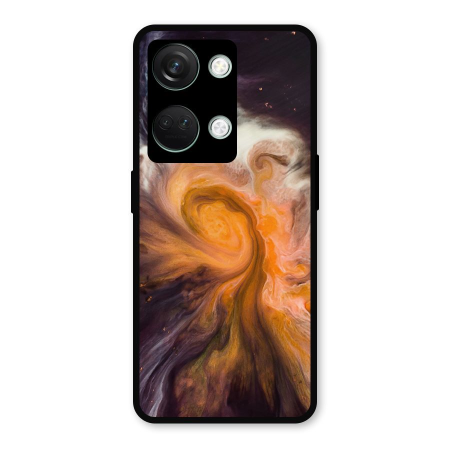 Orange Fusion Metal Back Case for OnePlus Nord 3