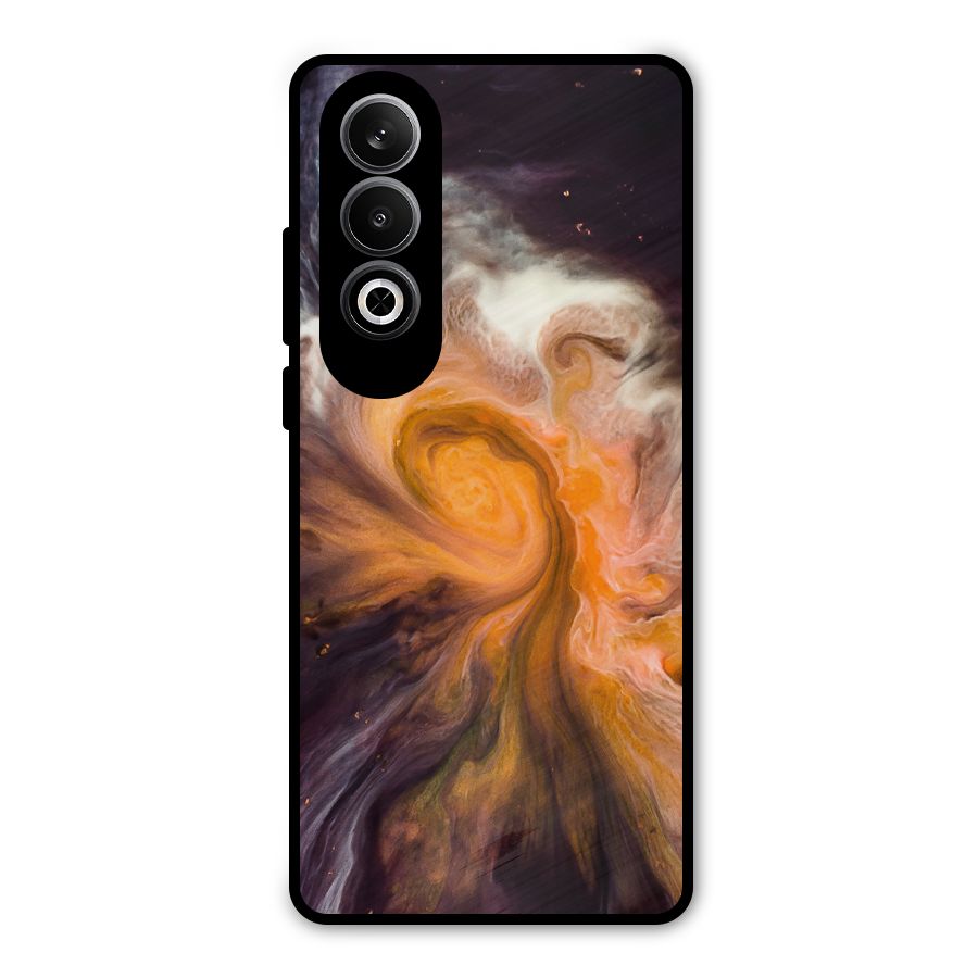 Orange Fusion Metal Back Case for OnePlus Nord CE4