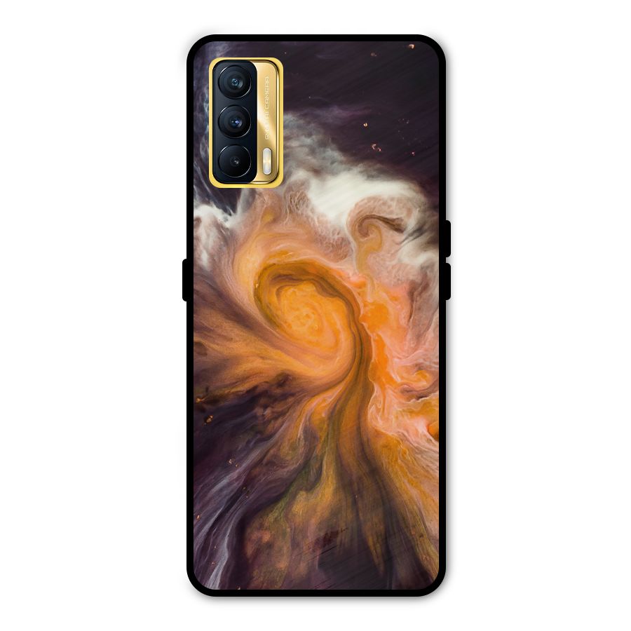 Orange Fusion Metal Back Case for Realme X7
