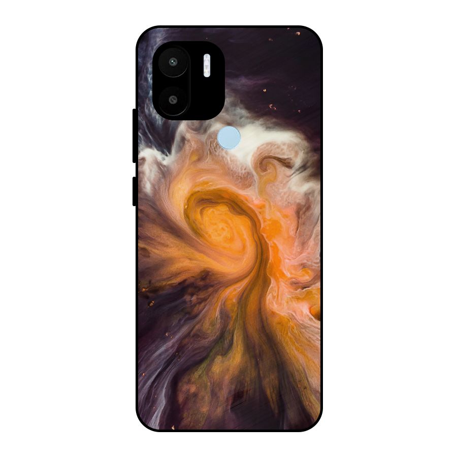 Orange Fusion Metal Back Case for Redmi A1+