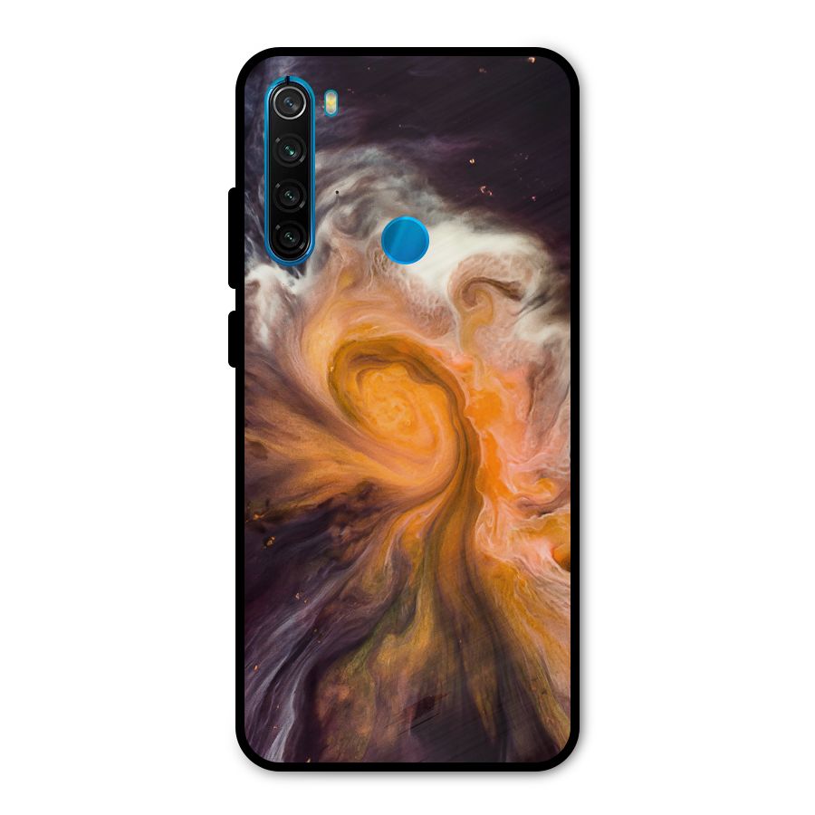 Orange Fusion Metal Back Case for Redmi Note 8