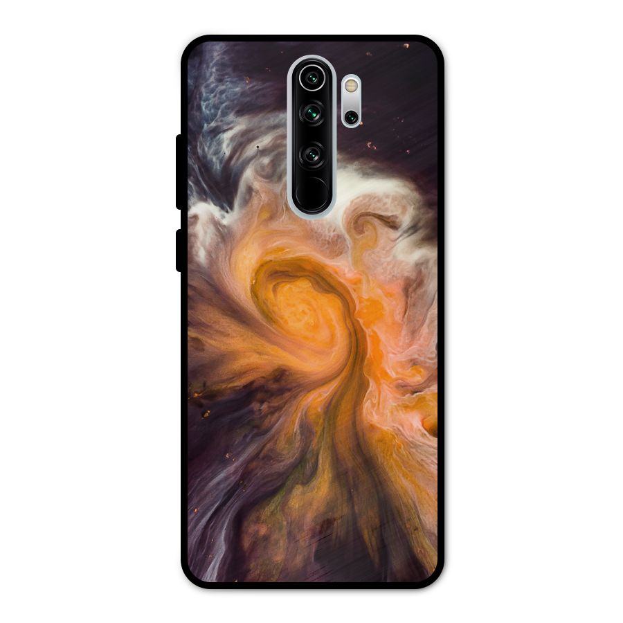Orange Fusion Metal Back Case for Redmi Note 8 Pro