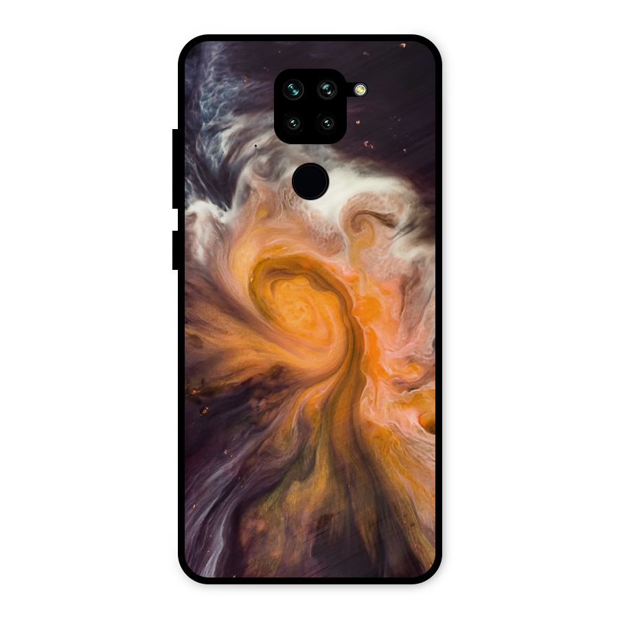 Orange Fusion Metal Back Case for Redmi Note 9