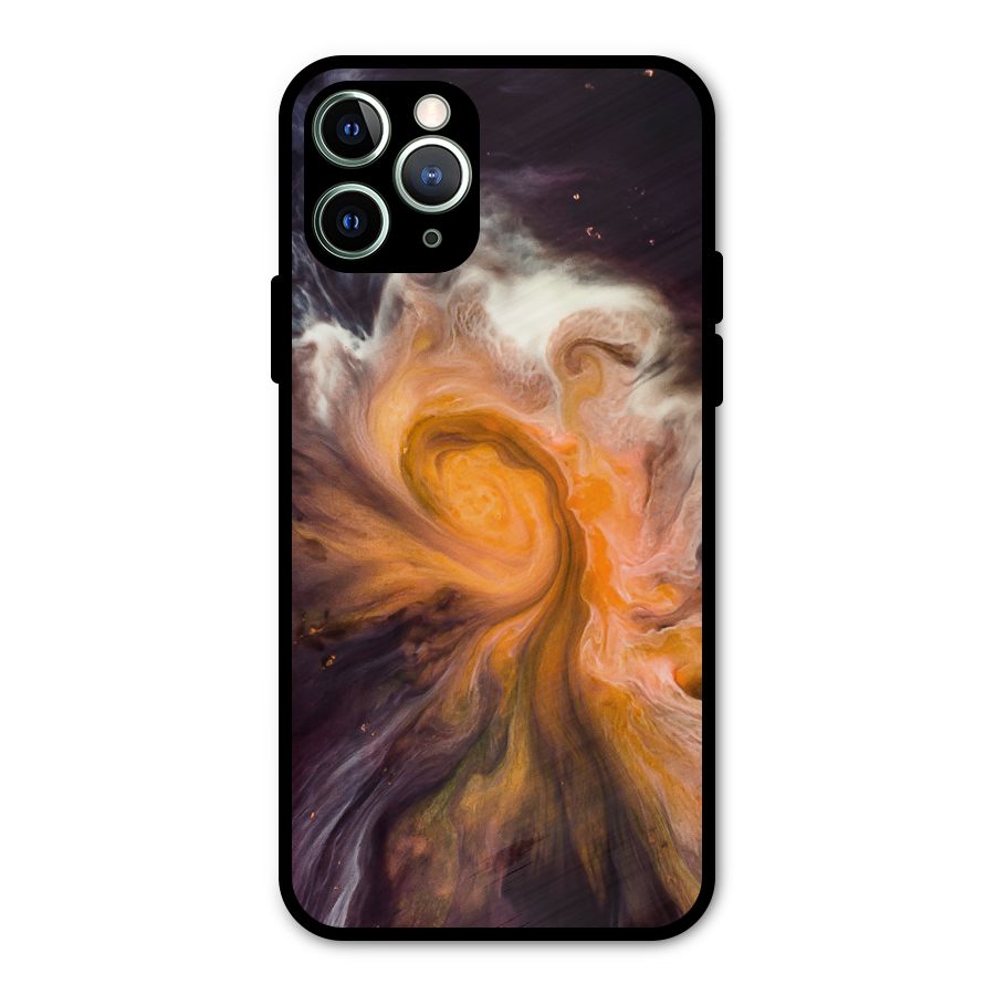 Orange Fusion Metal Back Case for iPhone 11 Pro Max