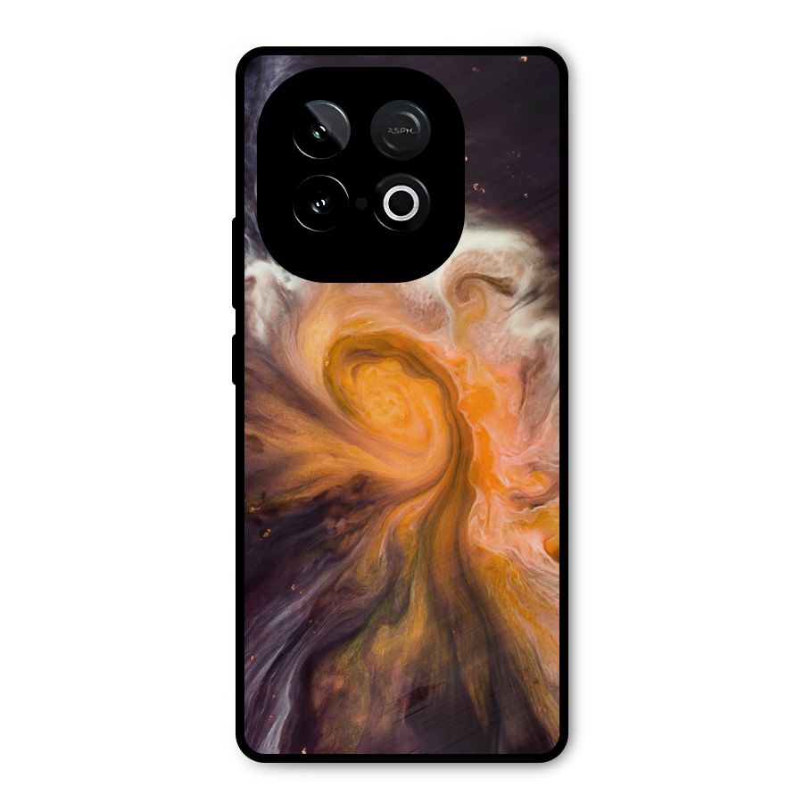 Orange Fusion Metal Back Case for iQOO Neo 10