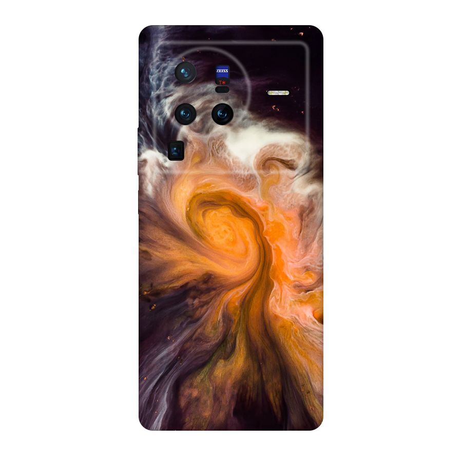 Orange Fusion Original Polycarbonate Back Case for Vivo X80