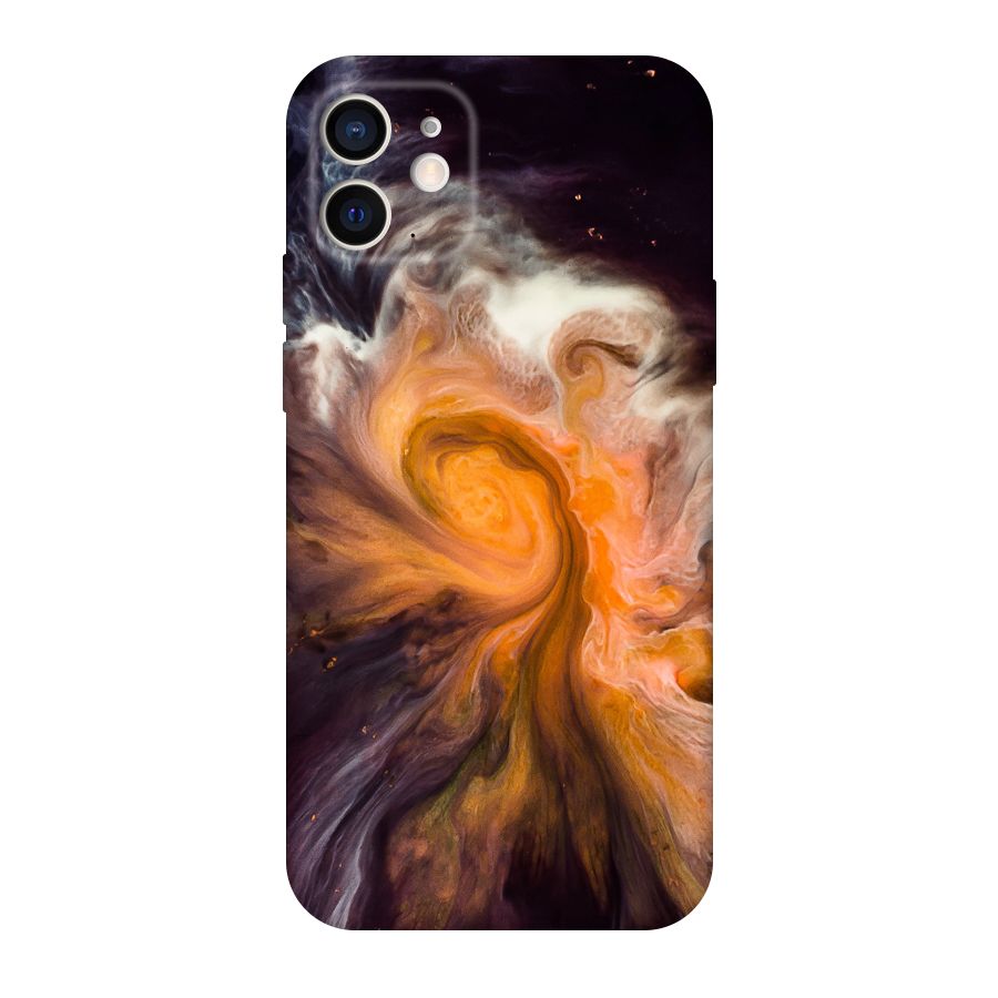 Orange Fusion Original Polycarbonate Back Case for iPhone 12