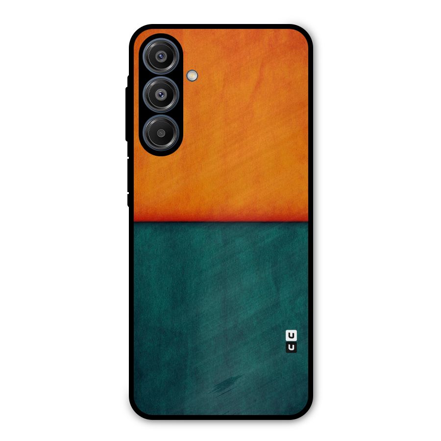 Orange Green Shade Metal Back Case for Galaxy A16 5G