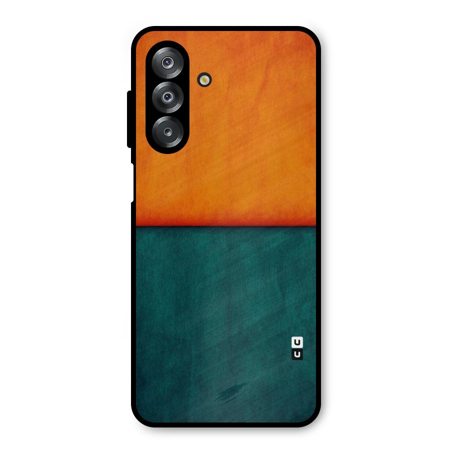 Orange Green Shade Metal Back Case for Galaxy A26