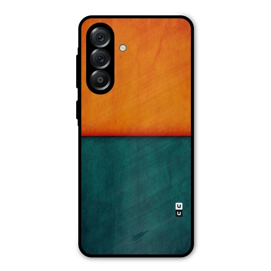 Orange Green Shade Metal Back Case for Galaxy A56